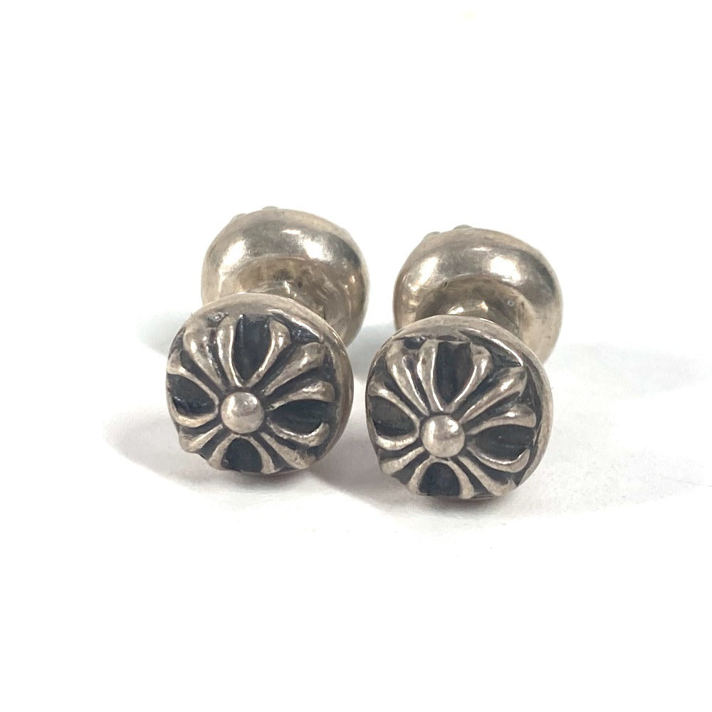 CHROME HEARTS バーベル クロスボール アクセサリー カフス SV925 メンズ シルバー - brandshop-reference