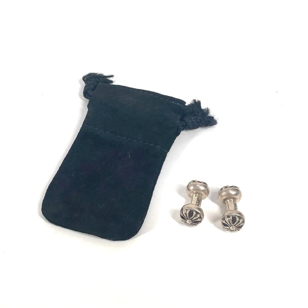 CHROME HEARTS バーベル クロスボール アクセサリー カフス SV925 メンズ シルバー - brandshop-reference