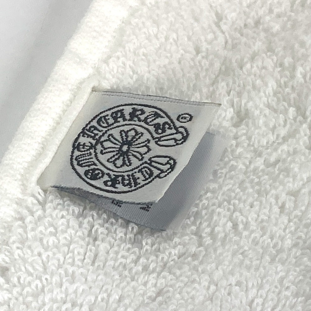 CHROME HEARTS ロゴ ビーチタオル バスタオル インテリア ひざかけ ブランケット タオル コットン ユニセックス ホワイト - brandshop-reference