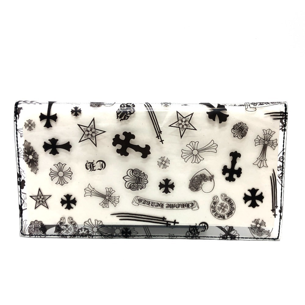 CHROME HEARTS Multi Cemetery Mini Clear Poach マルチセメタリー ミニクリアポーチ フラット ポーチ ビニール ユニセックス ブラック