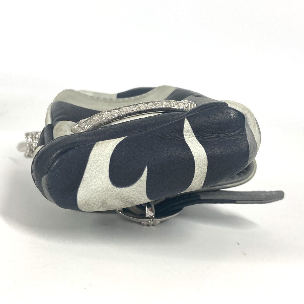 CHROME HEARTS WRISTHER BACK PACK Backpack Camouflage Pattern Pouch Bracelet Accessories coin purse Wallet Pouch Leather gray Used
