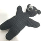CHROME HEARTS Mini Teddy Bear Doll, Mohair Stuffed Animal, Men's, Black