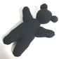 CHROME HEARTS Mini Teddy Bear Doll, Mohair Stuffed Animal, Men's, Black