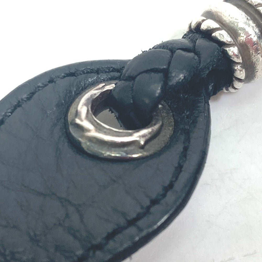 CHROME HEARTS ストラップ付 ロゴ シューホーン シューズ用品 インテリア 靴べら レザー メンズ ブラック