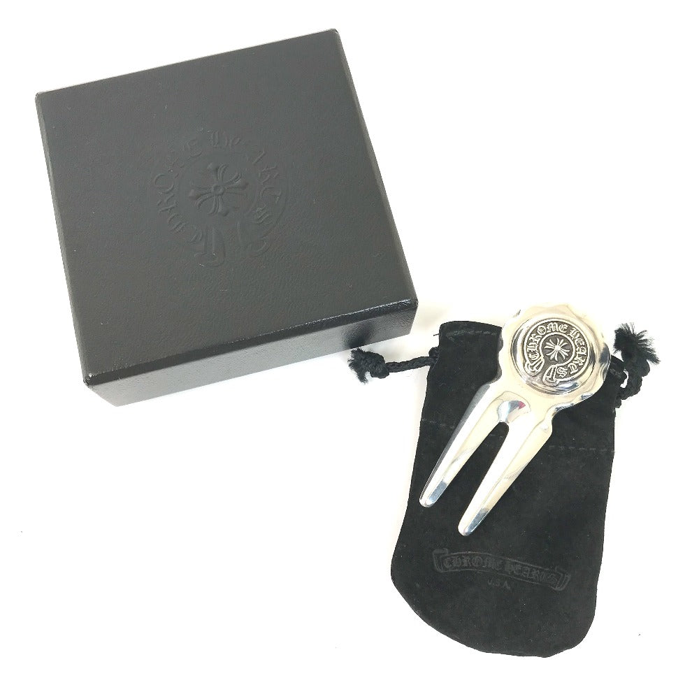 CHROME HEARTS ゴルフ ロゴ グリーンフォーク ホースシュー スポーツ 雑貨 SV925 メンズ シルバー - brandshop-reference