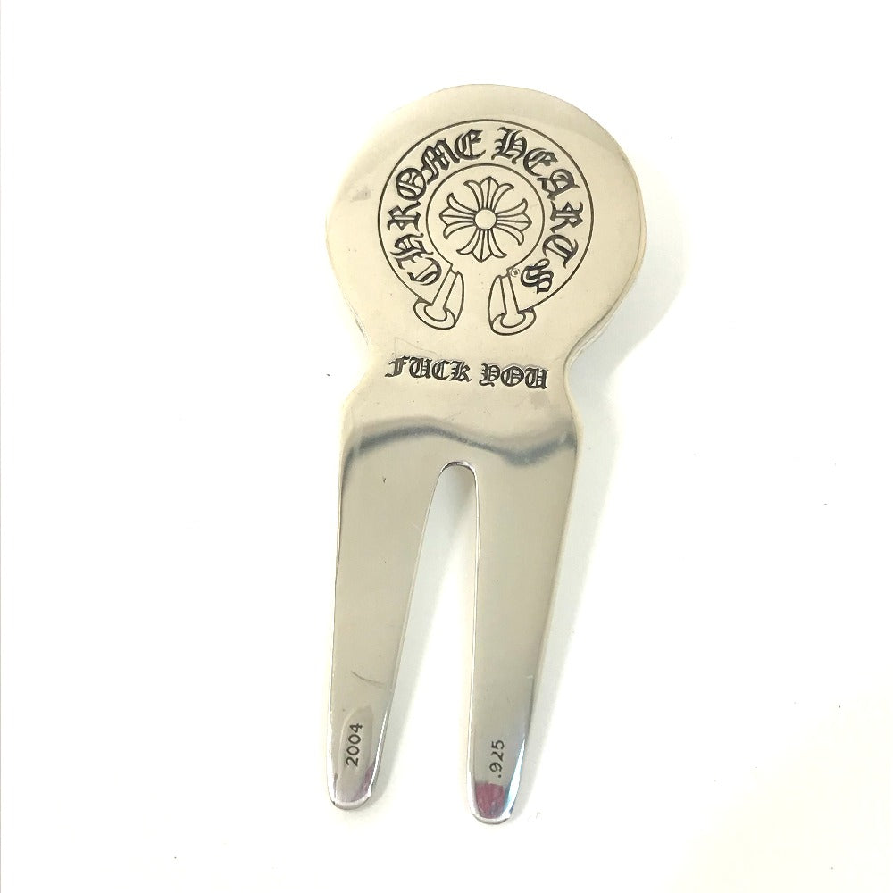 CHROME HEARTS ゴルフ ロゴ グリーンフォーク ホースシュー スポーツ 雑貨 SV925 メンズ シルバー - brandshop-reference