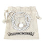 CHROME HEARTS クロスボール ロゴ チェーンネックレス アクセサリー ネックレス ラバー ユニセックス ホワイト ホワイト