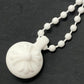 CHROME HEARTS Crossball logo Accessories: Chain Necklace Pendant, Silicone Necklace rubber White Used