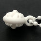 CHROME HEARTS Crossball logo Accessories: Chain Necklace Pendant, Silicone Necklace rubber White Used