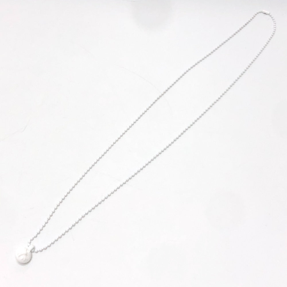 CHROME HEARTS Crossball logo Accessories: Chain Necklace Pendant, Silicone Necklace rubber White Used