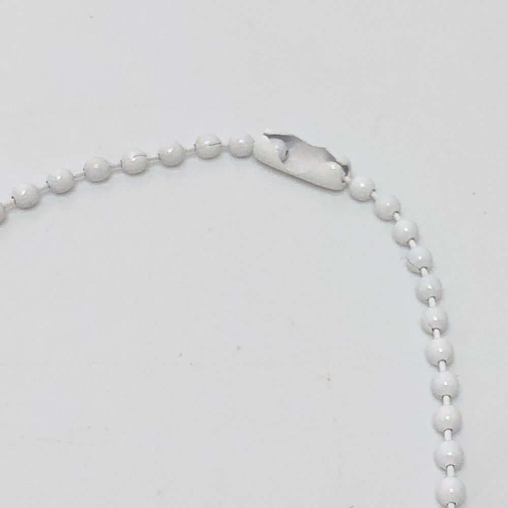 CHROME HEARTS Crossball logo Accessories: Chain Necklace Pendant, Silicone Necklace rubber White Used