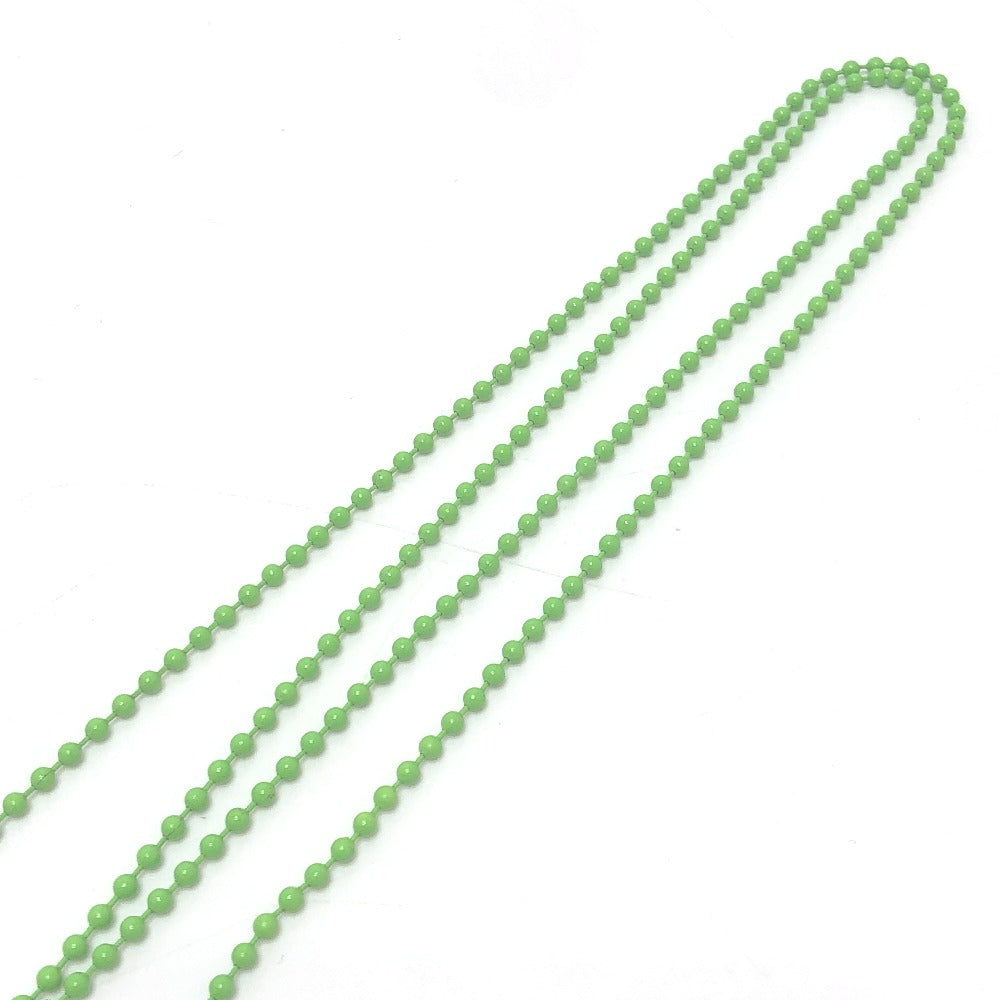 CHROME HEARTS Crossball logo Accessories: Chain Necklace Pendant, Silicone Necklace rubber Green Used