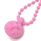 CHROME HEARTS Crossball logo Accessories: Chain Necklace Pendant, Silicone Necklace rubber pink Used