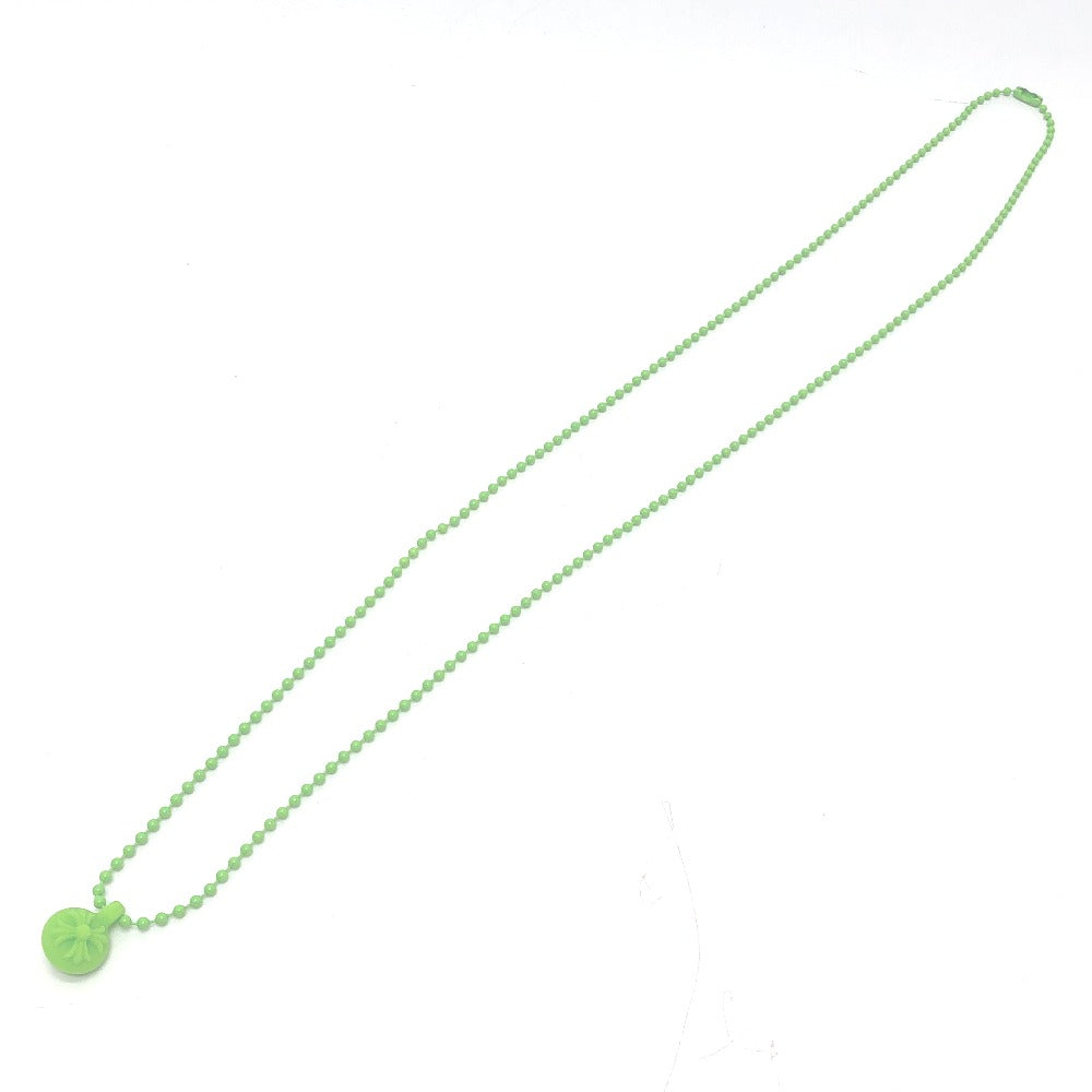 CHROME HEARTS Crossball logo Accessories: Chain Necklace Pendant, Silicone Necklace rubber Green Used