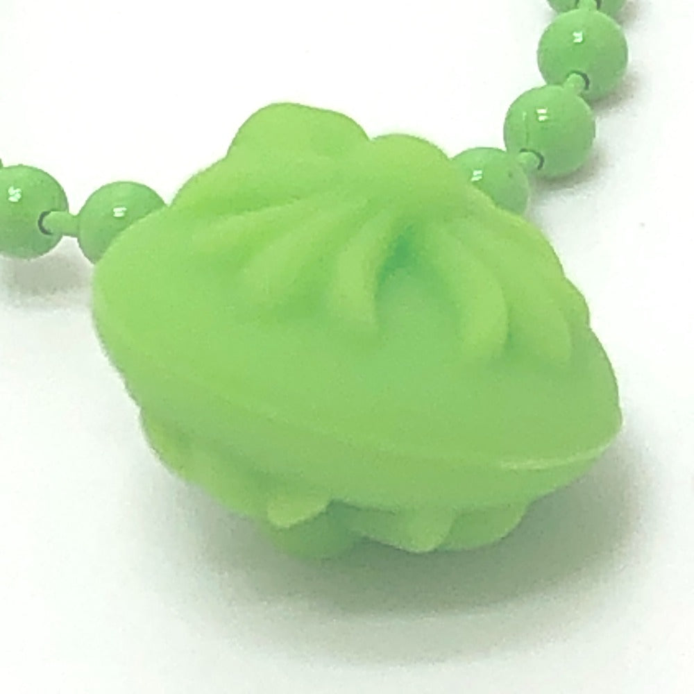 CHROME HEARTS Crossball logo Accessories: Chain Necklace Pendant, Silicone Necklace rubber Green Used