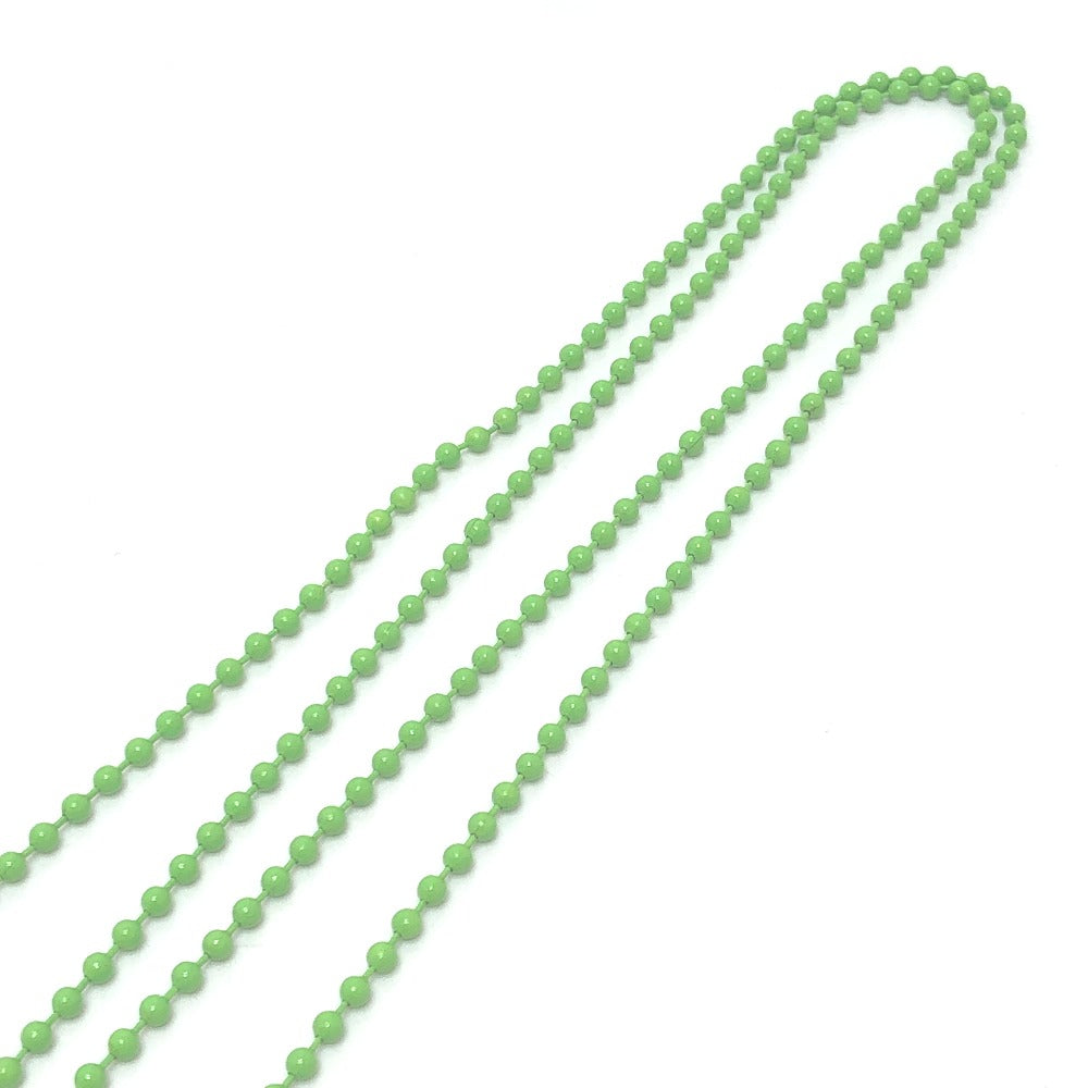 CHROME HEARTS Crossball logo Accessories: Chain Necklace Pendant, Silicone Necklace rubber Green Used