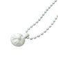CHROME HEARTS Cross ball Accessories Necklace rubber White Used