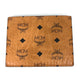 MCM SAMBYPEN Collaboration Sambypen Visetos Rabbit Business Card Holder/Pass Case/Card Case Leather Men's Brown