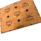 MCM SAMBYPEN Collaboration Sambypen Visetos Rabbit Business Card Holder/Pass Case/Card Case Leather Men's Brown