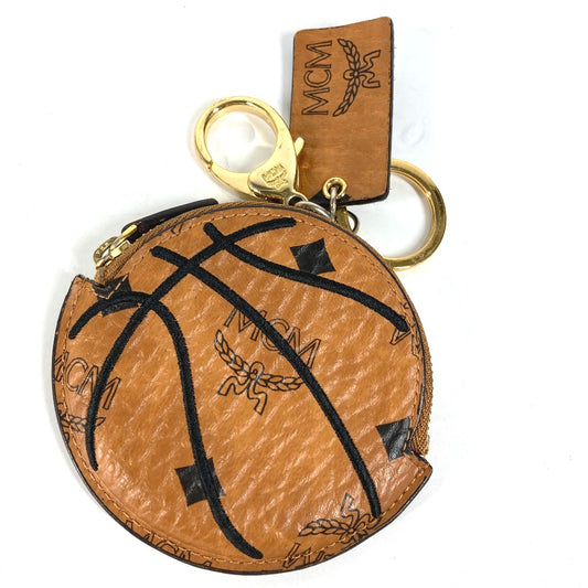 MCM PUMA50周年コラボ プーマ ボール型 バスケットボール 小銭入れ 財布 コインケース レザー メンズ - brandshop-reference