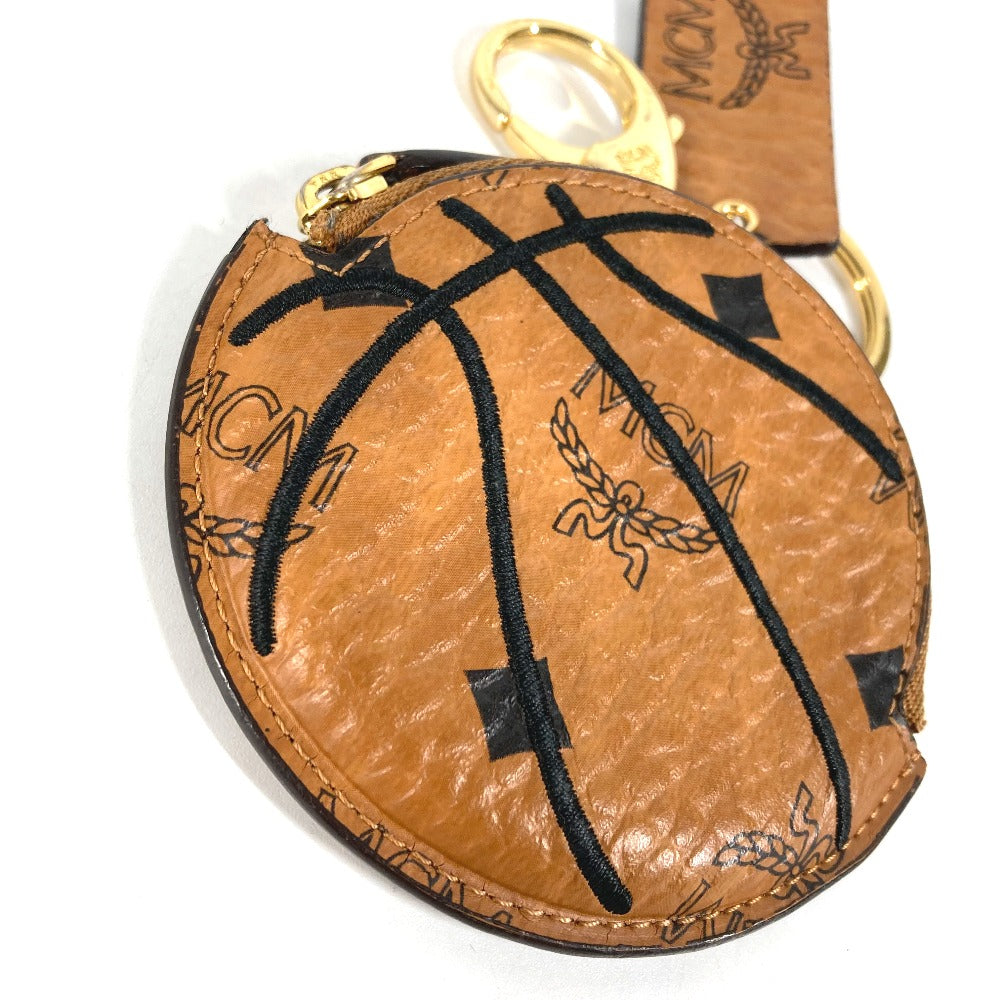 MCM PUMA50周年コラボ プーマ ボール型 バスケットボール 小銭入れ 財布 コインケース レザー メンズ - brandshop-reference