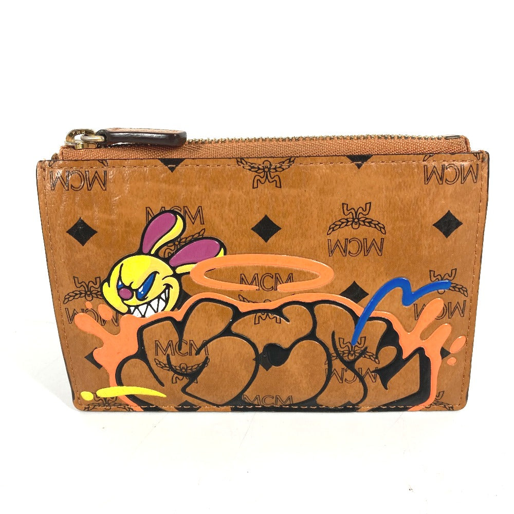 MCM SAMBYPEN コラボ サム・バイ・ペン ラビット ヴィセトス 財布 小銭入れ コインケース レザー メンズ ブラウン