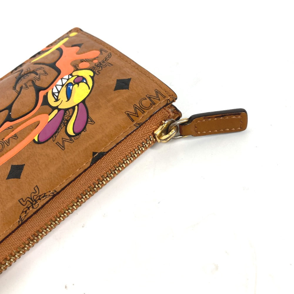MCM SAMBYPEN コラボ サム・バイ・ペン ラビット ヴィセトス 財布 小銭入れ コインケース レザー メンズ ブラウン