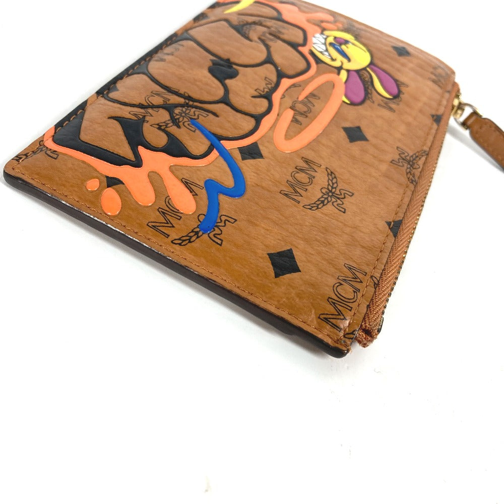 MCM SAMBYPEN コラボ サム・バイ・ペン ラビット ヴィセトス 財布 小銭入れ コインケース レザー メンズ ブラウン