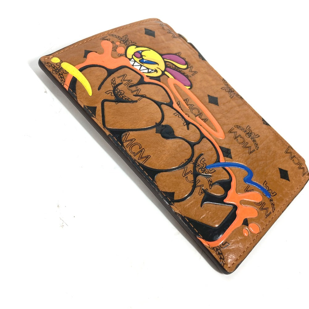 MCM SAMBYPEN コラボ サム・バイ・ペン ラビット ヴィセトス 財布 小銭入れ コインケース レザー メンズ ブラウン