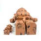 MCM Visetos Bearbrick BE@RBRICK 100% &amp; 400% Set of 2 Figures, Dolls, Plush Toys, Plastic, Men's, Brown