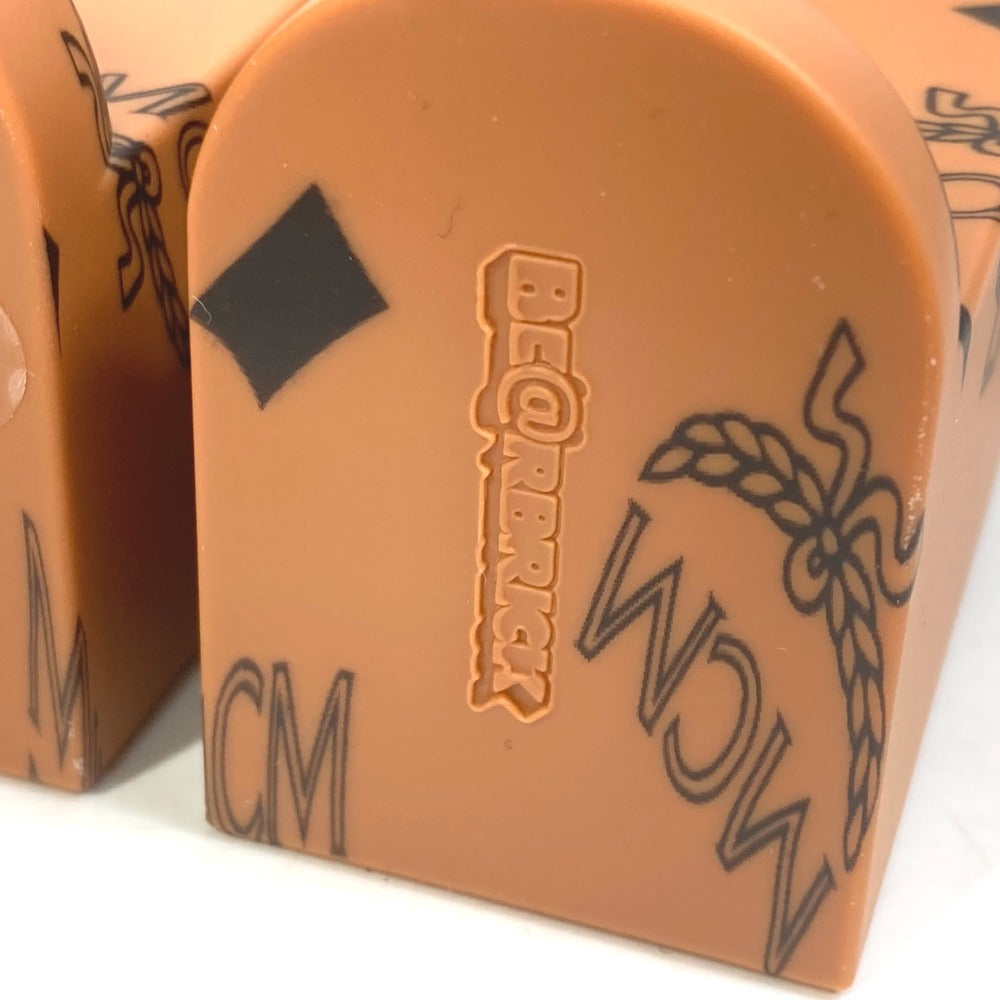 MCM Visetos Bearbrick BE@RBRICK 100% &amp; 400% Set of 2 Figures, Dolls, Plush Toys, Plastic, Men's, Brown