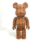 MCM Visetos Bearbrick BE@RBRICK 100% &amp; 400% Set of 2 Figures, Dolls, Plush Toys, Plastic, Men's, Brown