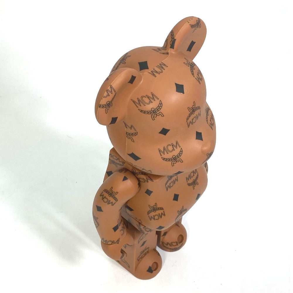 MCM Visetos Bearbrick BE@RBRICK 100% &amp; 400% Set of 2 Figures, Dolls, Plush Toys, Plastic, Men's, Brown