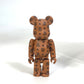 MCM Visetos Bearbrick BE@RBRICK 100% &amp; 400% Set of 2 Figures, Dolls, Plush Toys, Plastic, Men's, Brown