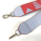 MCM Logo Shoulder Strap Leather Women's Red