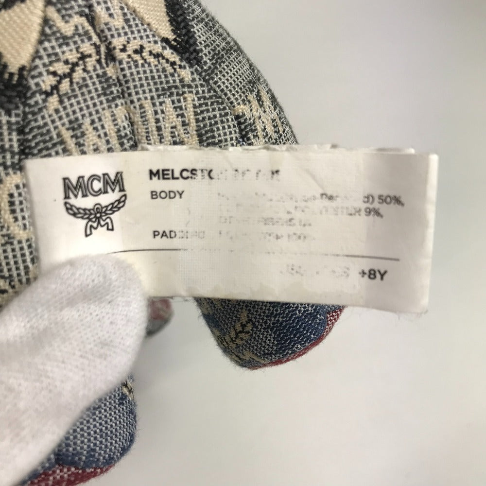 MCM スタッズ 首輪 ロゴ 犬 ドッグ 人形 インテリア スタッズ ぬいぐるみ キャンバス ユニセックス マルチカラー - brandshop-reference