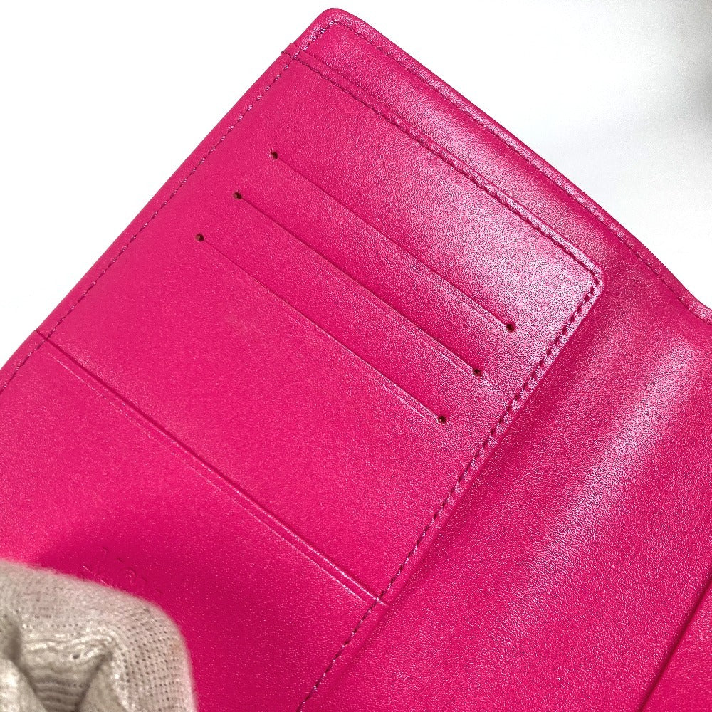 MCM ヴィセトス ライオン ロゴ パスポートカバー ステーショナリー パスポートケース レザー レディース ピンク - brandshop-reference