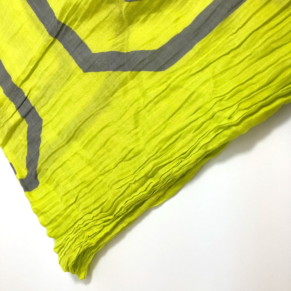 LOUIS VUITTON MP2152 Etoile Fleur Louis Fashion Accessory Large Cotton Stole Shawl Women's Yellow