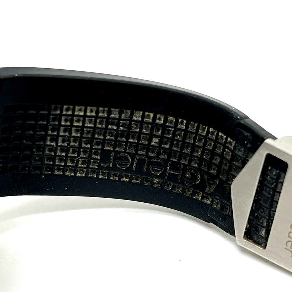 TAG HEUER CAJ2113 AIR-K1 アクアレーサー 錦織圭モデル クロノグラフ デイト 自動巻き 腕時計 SS メンズ シルバー