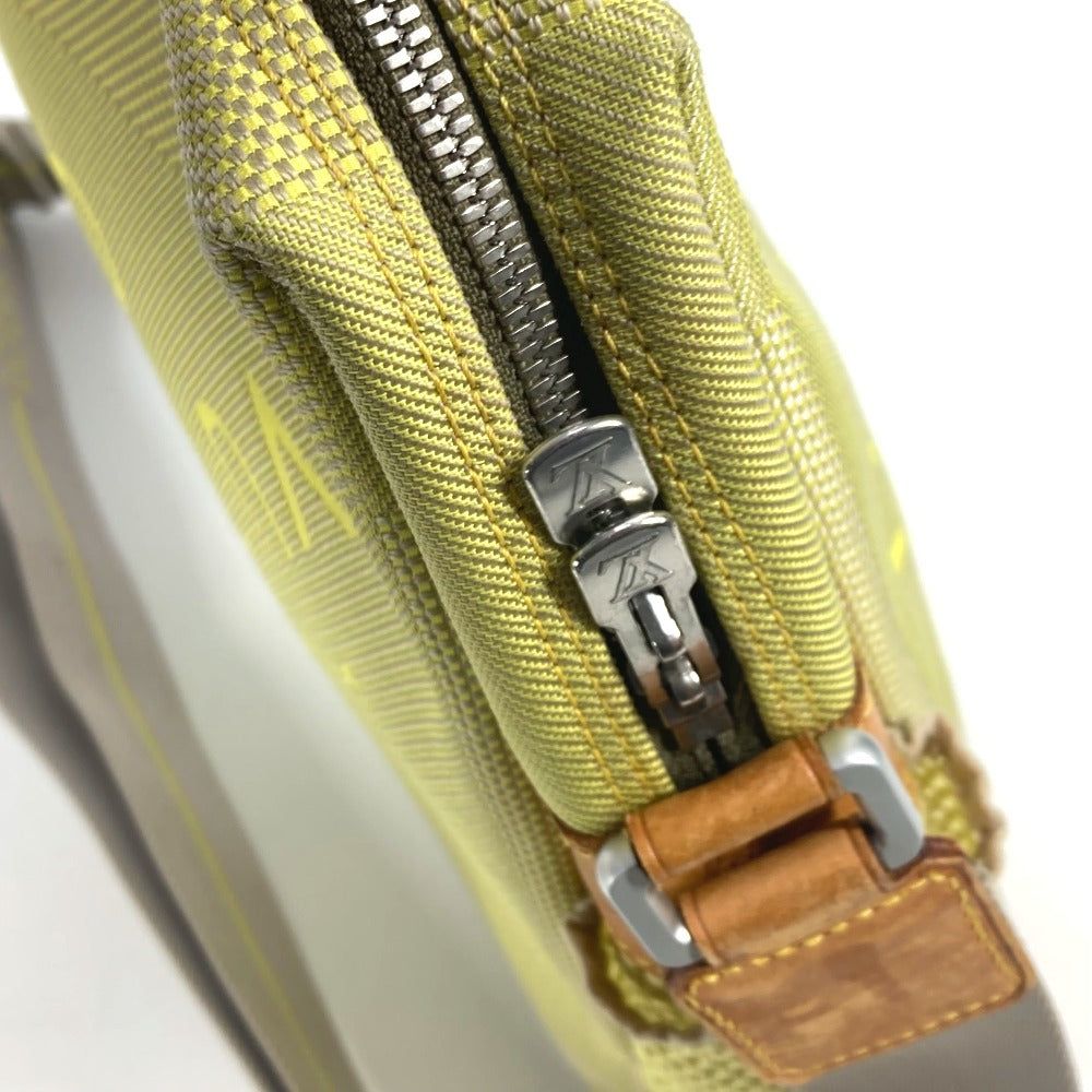 LOUIS VUITTON M80636 ダミエジェアン ウェザリー 斜め掛け カバン ポシェット ショルダーバッグ ナイロンキャンバス ユニセックス イエロー - brandshop-reference