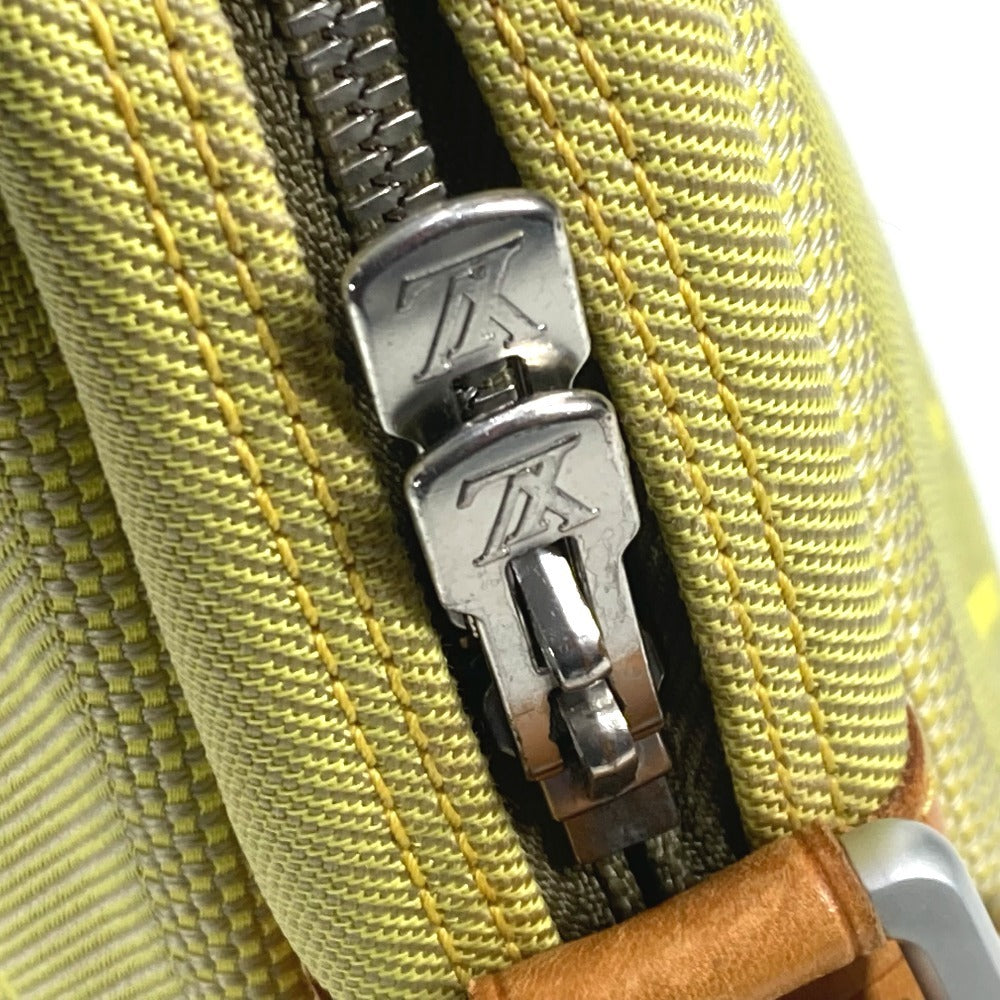 LOUIS VUITTON M80636 ダミエジェアン ウェザリー 斜め掛け カバン ポシェット ショルダーバッグ ナイロンキャンバス ユニセックス イエロー - brandshop-reference