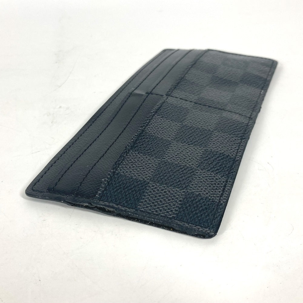 LOUIS VUITTON N63084 ダミエグラフィット ポルトフォイユ ロン カードケースのみ 名刺入れ カードケース ダミエグラフィットキャンバス メンズ ブラック