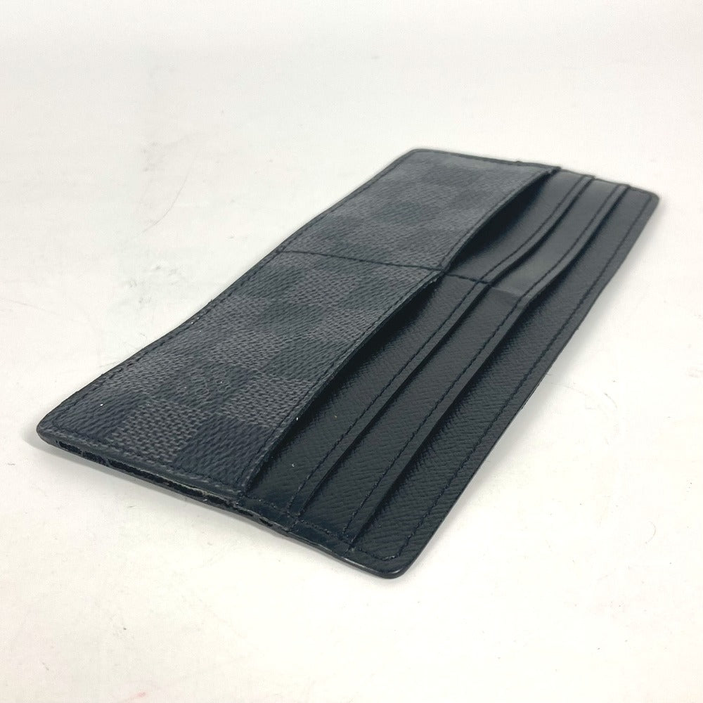 LOUIS VUITTON N63084 ダミエグラフィット ポルトフォイユ ロン カードケースのみ 名刺入れ カードケース ダミエグラフィットキャンバス メンズ ブラック