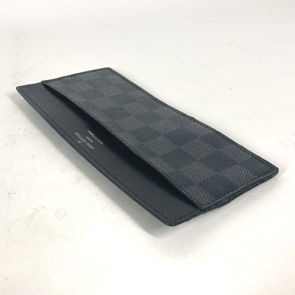 LOUIS VUITTON N63084 ダミエグラフィット ポルトフォイユ ロン カードケースのみ 名刺入れ カードケース ダミエグラフィットキャンバス メンズ ブラック