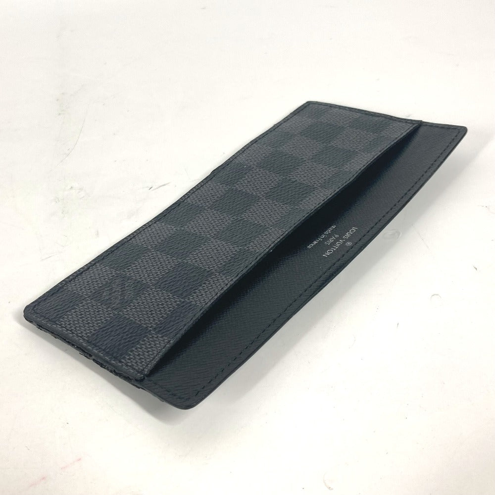 LOUIS VUITTON N63084 ダミエグラフィット ポルトフォイユ ロン カードケースのみ 名刺入れ カードケース ダミエグラフィットキャンバス メンズ ブラック