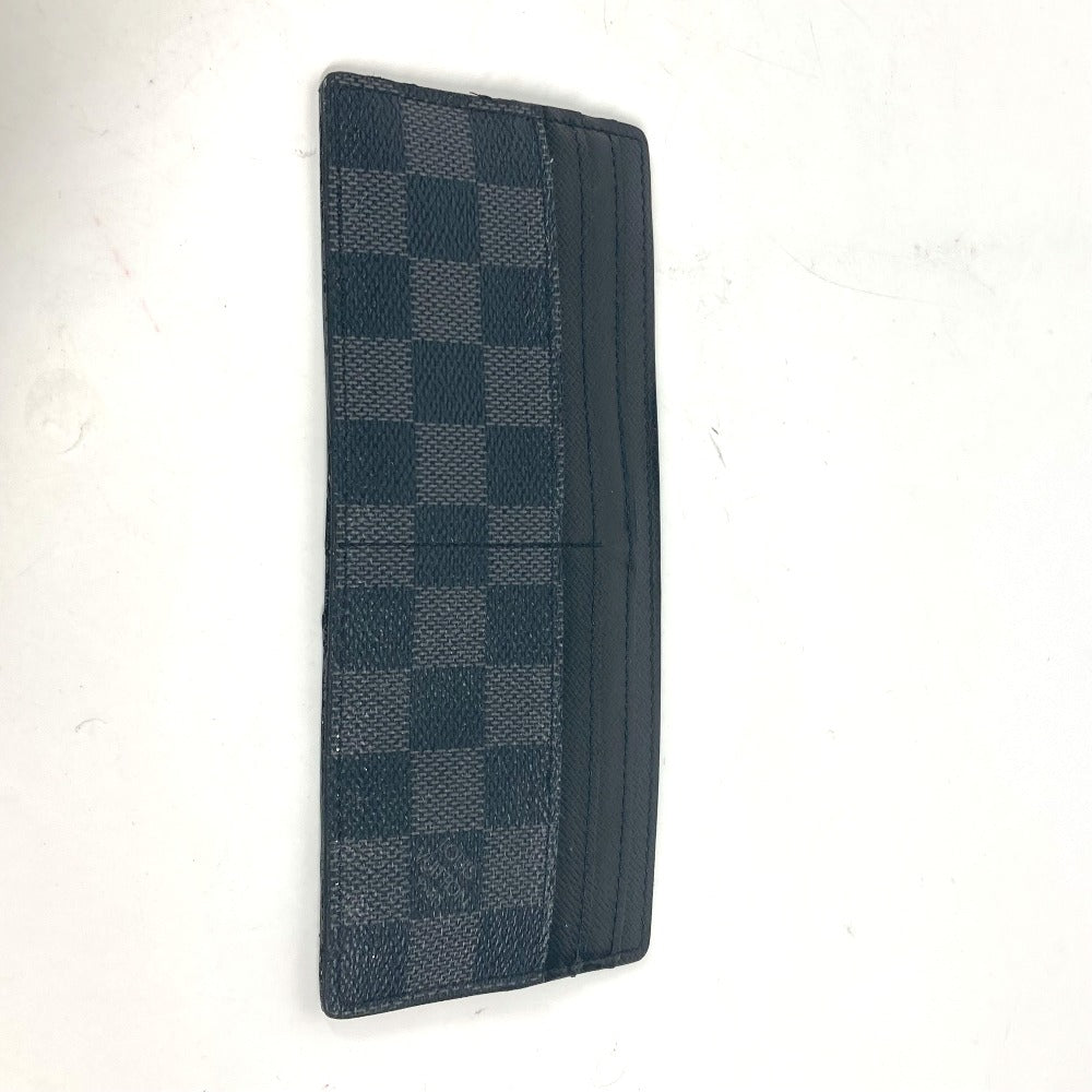 LOUIS VUITTON N63084 ダミエグラフィット ポルトフォイユ ロン カードケースのみ 名刺入れ カードケース ダミエグラフィットキャンバス メンズ ブラック