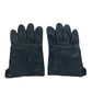LOUIS VUITTON M75555 Apparel Logo Gloves Leather Women's Black