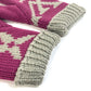LOUIS VUITTON M72766 Monogram Knit Mittens, Mauful Grand Floor, Women's Wool Gloves, Cassis