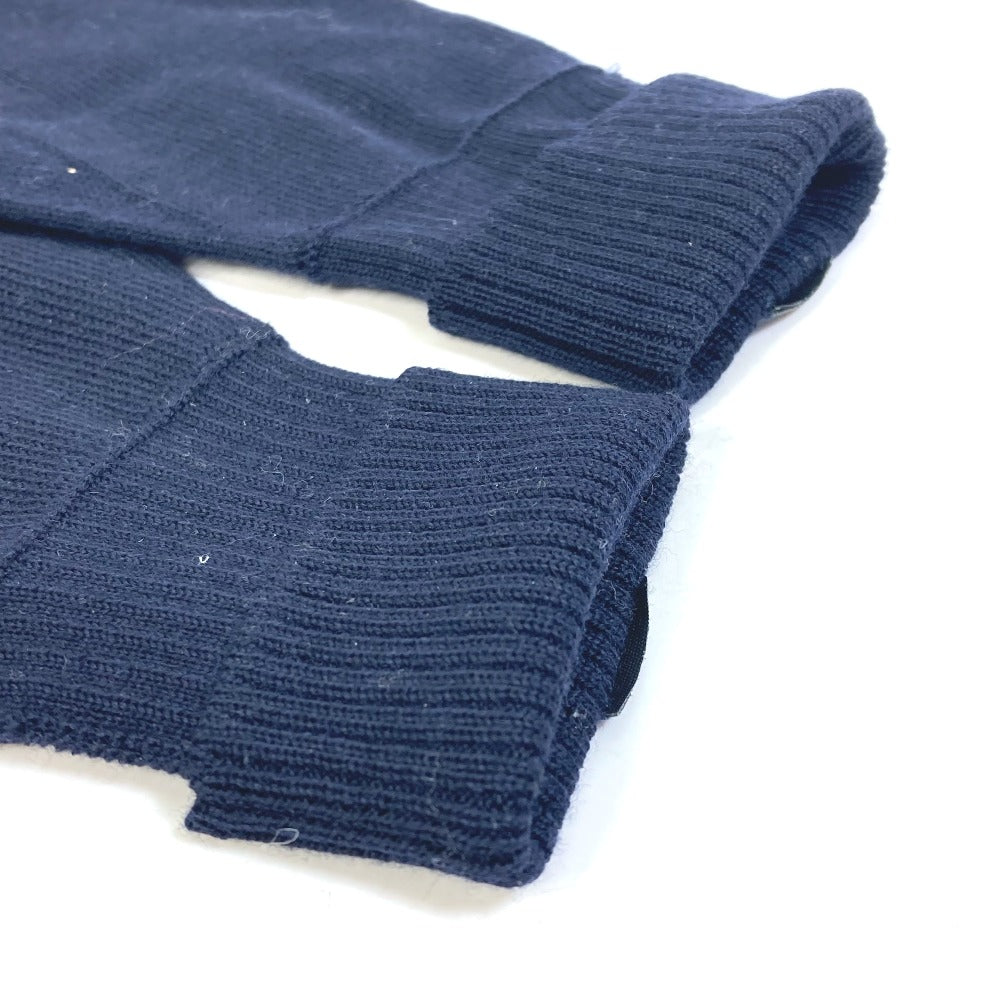 LOUIS VUITTON M70305 Gon Triple V Wool Gloves, Men's, Navy