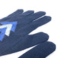 LOUIS VUITTON M70305 Gon Triple V Wool Gloves, Men's, Navy